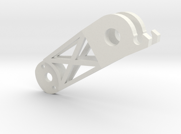 Arms Front Left (YD-5C) in White Natural Versatile Plastic