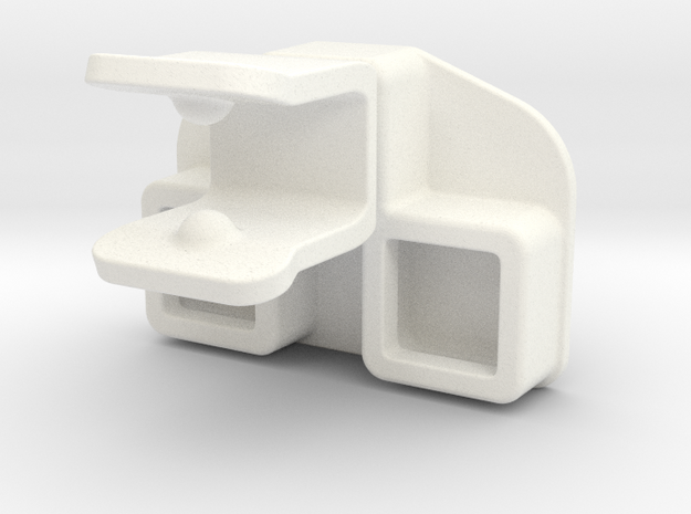 tow coupling for Playmobil car in White Processed Versatile Plastic
