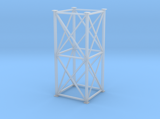 'S Scale' - 8' x 8' x 20' Tower in Smooth Fine Detail Plastic
