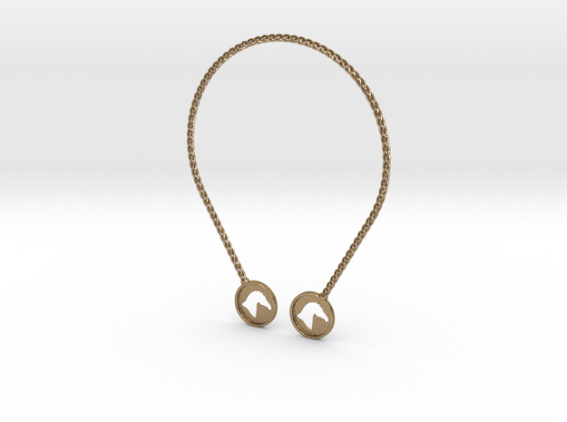Branded Torc Style 1 in Polished Gold Steel
