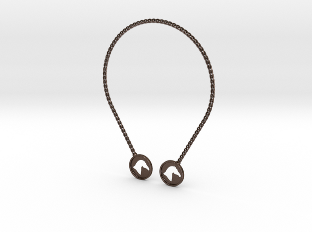 Branded Torc Style 1 in Polished Bronze Steel