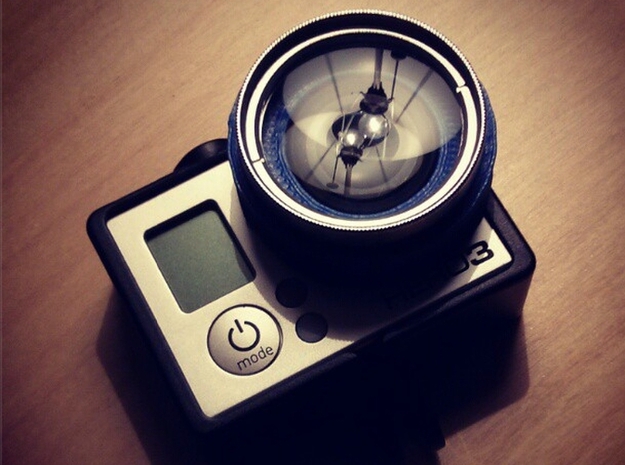 37mm Filter Adaptor for GoPro in Black Natural Versatile Plastic