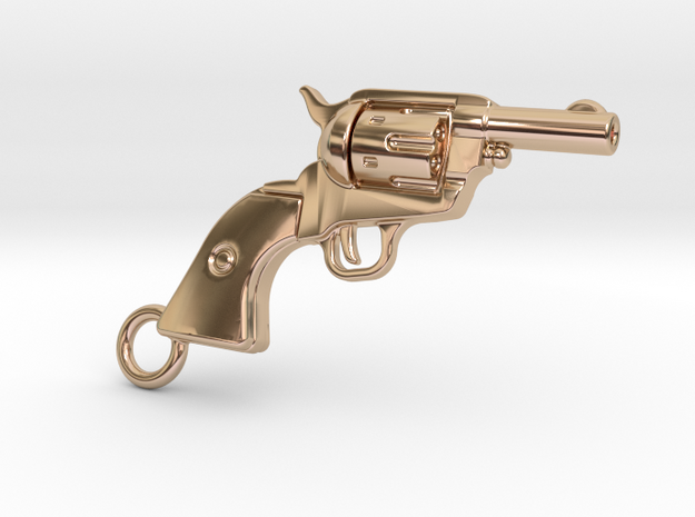 Colt Sheriff in 14k Rose Gold Plated Brass