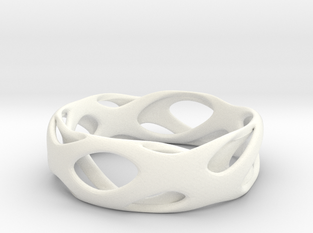 Frohr-design-bracelet-7.10.2015-2 in White Processed Versatile Plastic