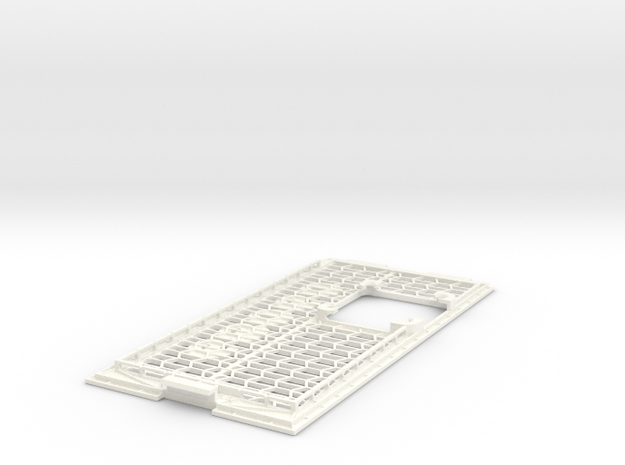 A1200 Expansion CPU RAM Cover - 68060 in White Processed Versatile Plastic