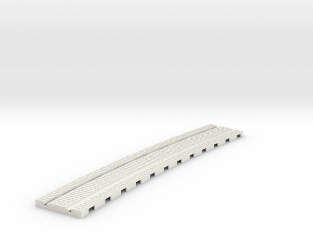 P-165stw-curved-914r-tram-track-12d-100-w-1a in White Natural Versatile Plastic