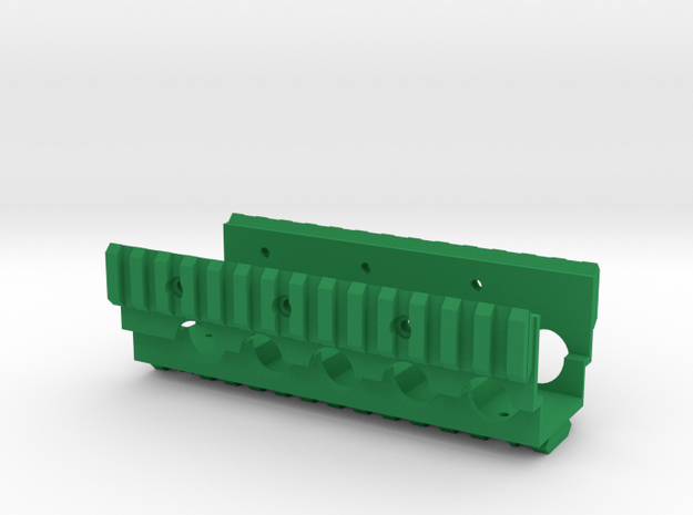 M249 Lower RAS RIS Handrail in Green Processed Versatile Plastic