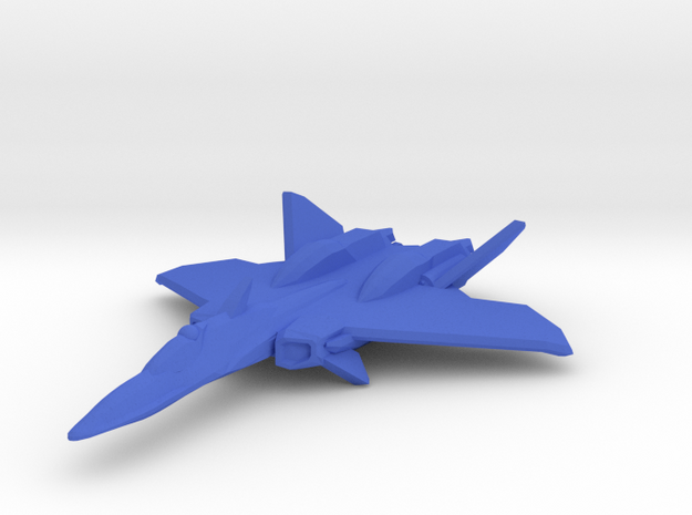 YF-21 Omega 1 1/350 Scale in Blue Processed Versatile Plastic
