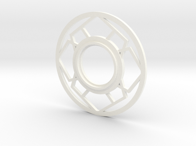 MHS compatible Japanese Tsuba in White Processed Versatile Plastic