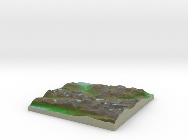 Terrafab generated model Fri Oct 23 2015 12:47:29  in Full Color Sandstone