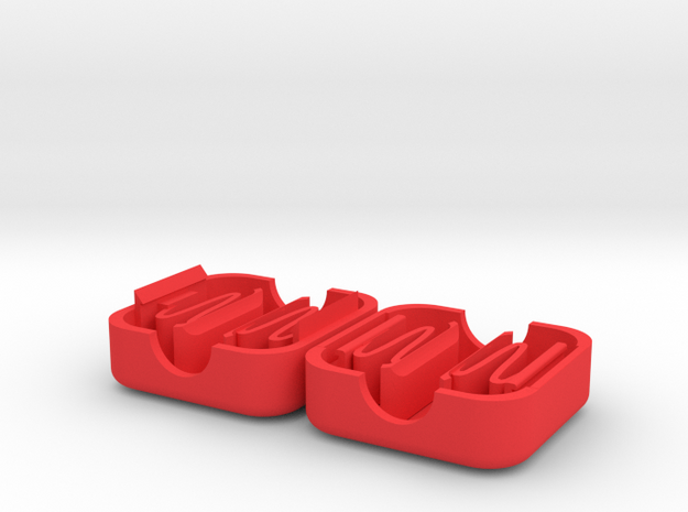 Headphones cable mark in Red Processed Versatile Plastic