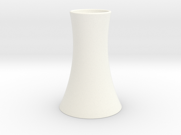 Vase 2 in White Processed Versatile Plastic