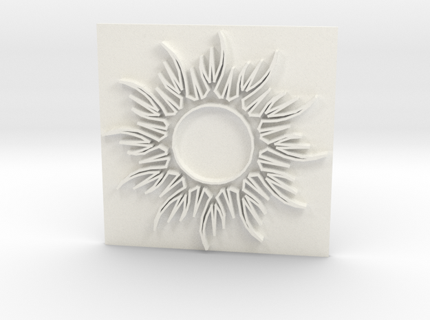 Sun1 in White Processed Versatile Plastic