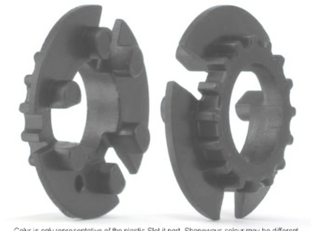 S99-S03_17 17 tooth pulley for 4WD system in Smooth Fine Detail Plastic