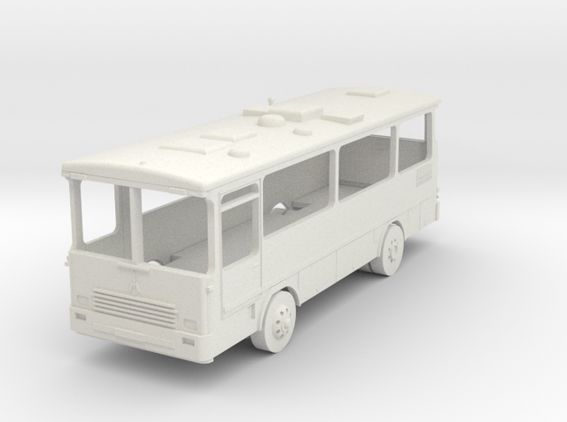 Magirus R81 Bus in White Natural Versatile Plastic