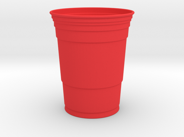 Giant Red Solo Cup in Red Processed Versatile Plastic