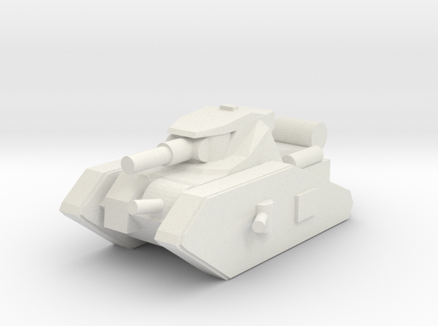 [5] Heavy Tank in White Natural Versatile Plastic