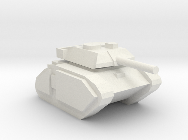 [5] Advanced Main Battle Tank in White Natural Versatile Plastic