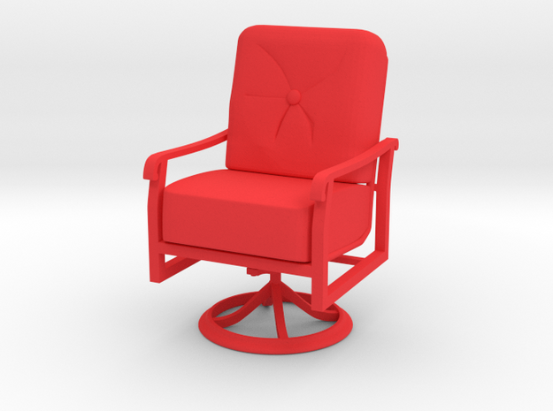 Mini Chair in Red Processed Versatile Plastic