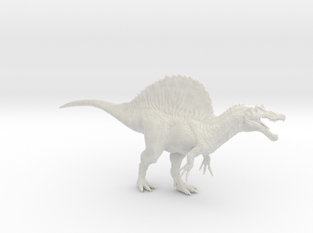 Spinosaurus 1/144th Scale DeCoster in White Natural Versatile Plastic