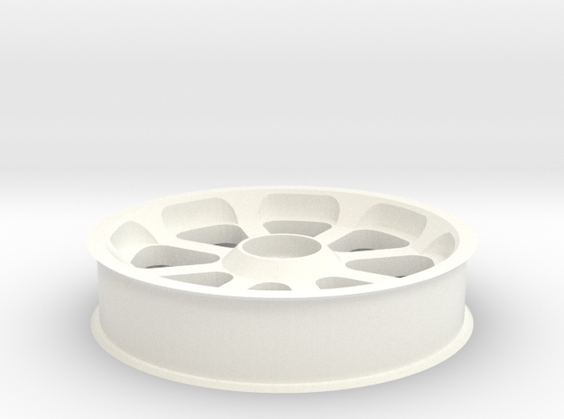 Smooth idler - 60 mm OD (~24T, 8P) in White Processed Versatile Plastic
