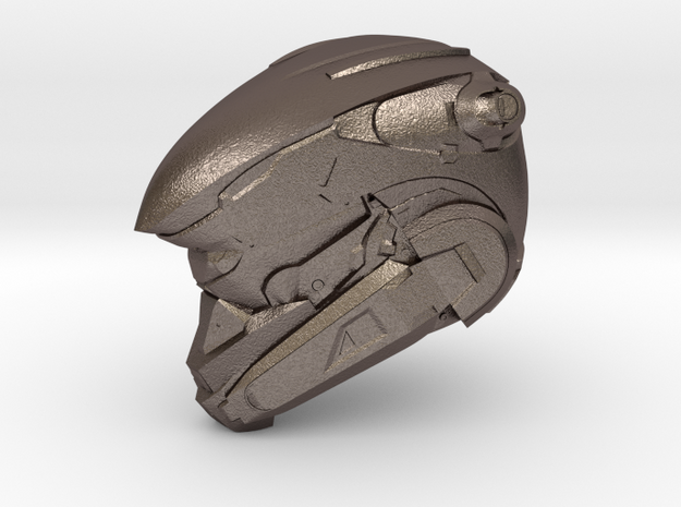 Anubis 1/6 Scaled helmet in Polished Bronzed Silver Steel