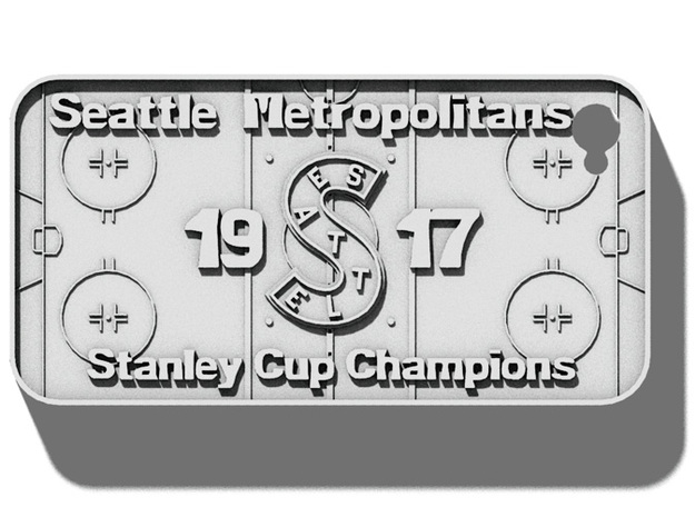 iPhone 4 Seattle Metros Hockey in White Natural Versatile Plastic