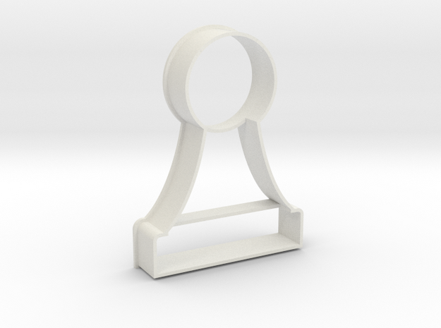 Cookie Cutter - Chess Piece Pawn in White Natural Versatile Plastic