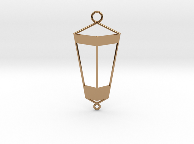 Lantern Pendant in Polished Brass