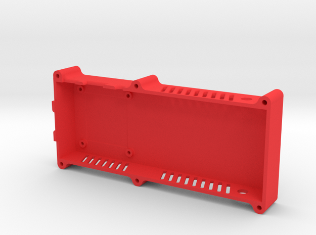 Stratux Long Case - Top in Red Processed Versatile Plastic