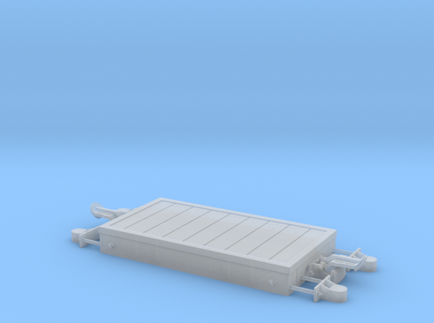 1:24 Heywood Platform Wagon w/ Heavy Axleboxes in Tan Fine Detail Plastic