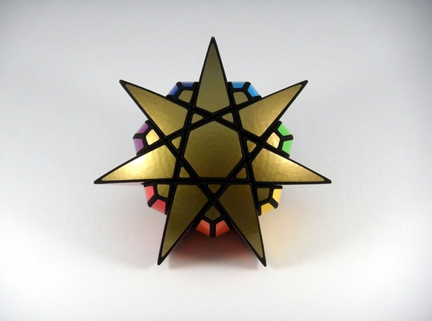 Star of The Seven Puzzle in White Natural Versatile Plastic