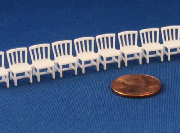 HO Scale 10 Chairs