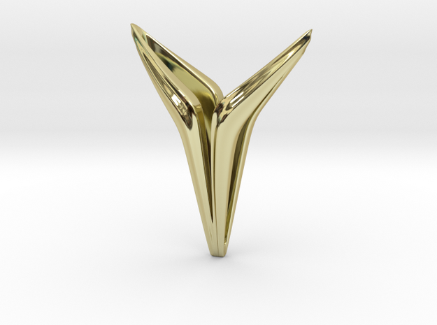 YOUNIVERSAL Smooth, Pendant. Universal Chic in 18k Gold Plated Brass