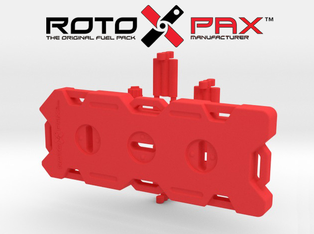 AJ10015 RotopaX 4 Gallon Fuel Pack - RED in Red Processed Versatile Plastic