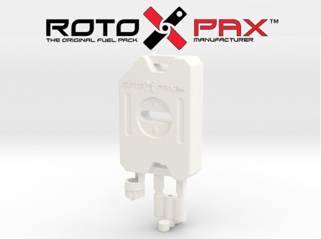 AJ10017 RotoPax 1 Gallon Fuel Pack - WHITE in White Processed Versatile Plastic