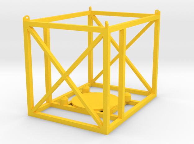 Frame1 in Yellow Processed Versatile Plastic