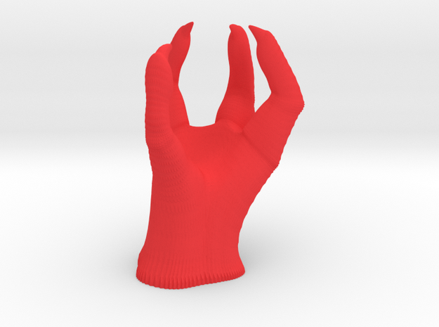 Dragon Claw in Red Processed Versatile Plastic