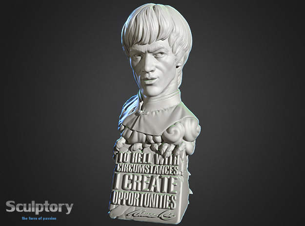 Bruce Lee Bust with Quote, Size M