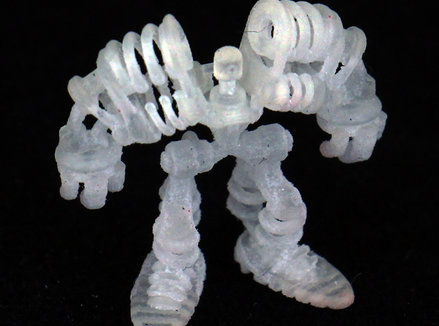 Springbot V2-7 /Series#1  (50% 2.6cm/1") in Smooth Fine Detail Plastic
