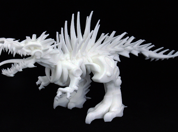Raptor V2-3  (100% 16cm - 6.32") in White Natural Versatile Plastic