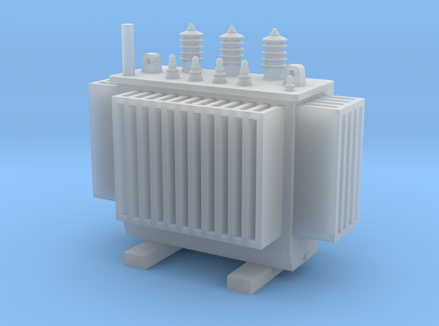 Electric Transformer  TT Scale 1:120 in Tan Fine Detail Plastic