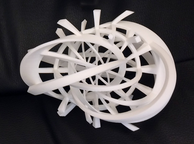 Seifert surface for (2,2) torus link with fibers in White Natural Versatile Plastic