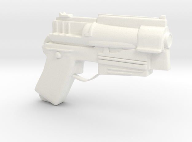 Fallout 4 10 mm pistol (Larger/better sized) in White Processed Versatile Plastic