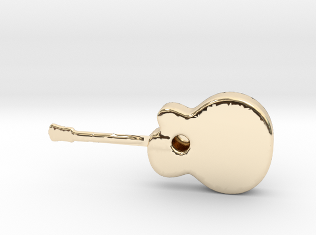 Acoustic Guitar in 14K Yellow Gold