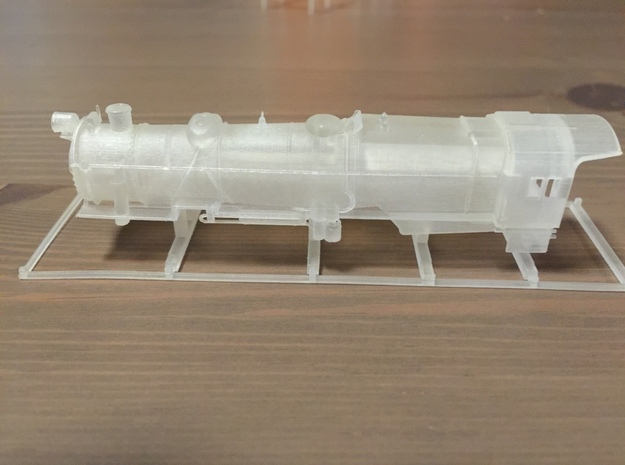 N Scale PRR L1 Shell for Kato Mikado Mechanism in Tan Fine Detail Plastic