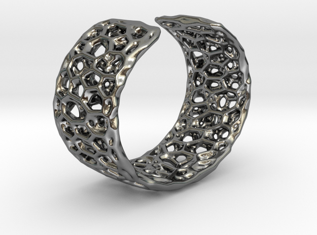 Frohr Design Radiolaria Bracelet Dec/01 in Polished Silver
