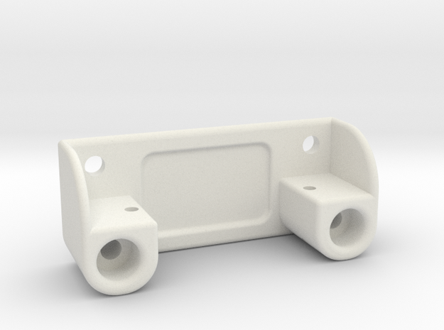 HXT900-servo support, sideways mounted in White Natural Versatile Plastic
