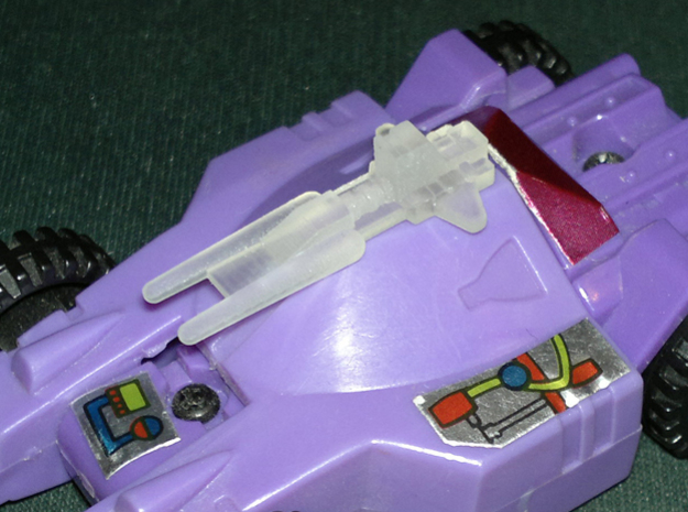 Transformers Decepticon Full-Tilt gun. in Tan Fine Detail Plastic