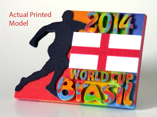 2014 World Cup - England in Full Color Sandstone